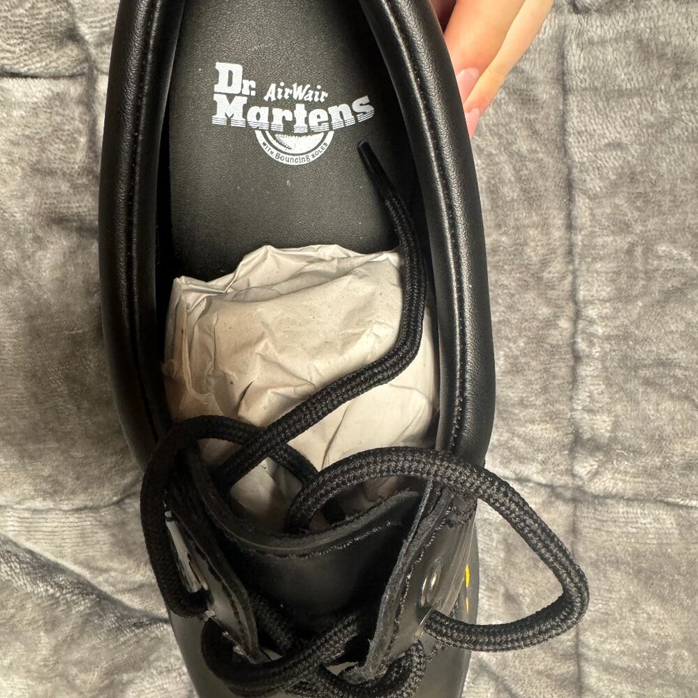 Dr Martens 8053 black platform shoes - Picture 6 of 8